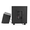 Nedis CSPR10021BK σετ ηχείων PC 2.1, 33 W, τροφοδοσία USB, μαύρο