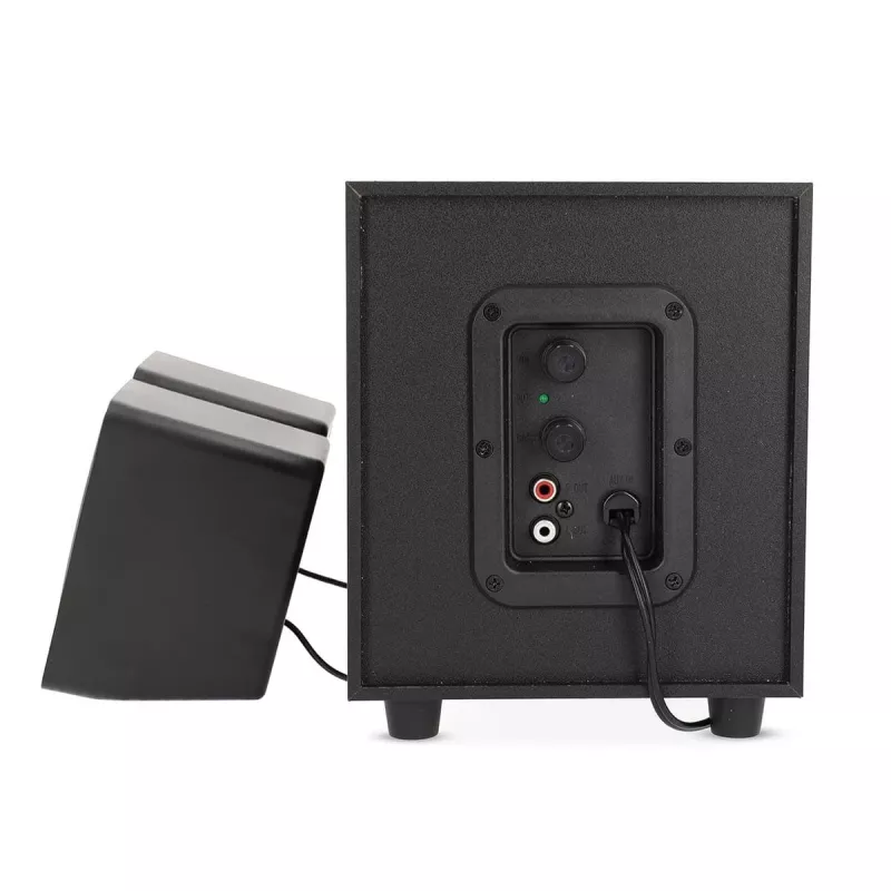 Nedis CSPR10021BK σετ ηχείων PC 2.1, 33 W, τροφοδοσία USB, μαύρο