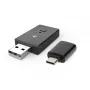 Nedis CKAA2400BK Bluetooth 5.0 USB-A adapter μαύρο 10 m εμβέλεια