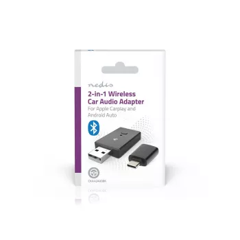 Nedis CKAA2400BK Bluetooth 5.0 USB-A adapter μαύρο 10 m εμβέλεια