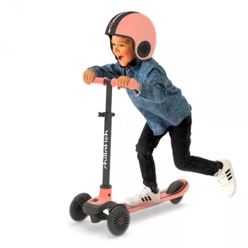 Chillafish Scotti 2-in-1 πατίνι & όχημα με ώθηση, Flamingo Pink, 1-5 ετών