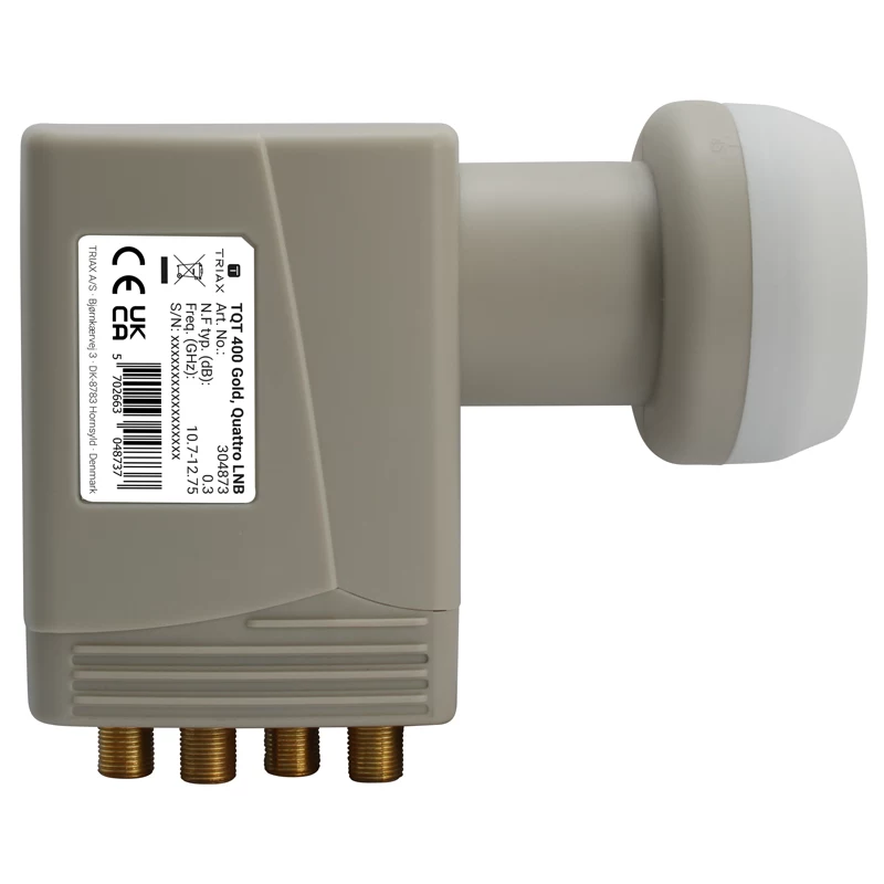 Triax TQT 400 Gold Universal Quattro LNB με 4 εξόδους για πολυδιακόπτες 304873