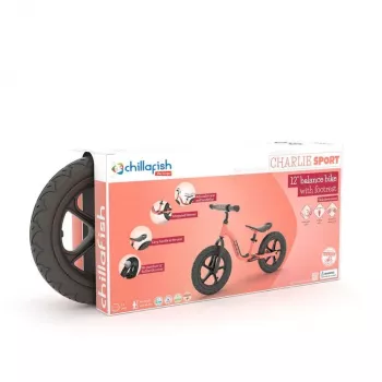 Chillafish Charlie Sport 12 ποδήλατο ισορροπίας, Flamingo Pink, 2-5 ετών