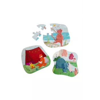 TRIXIE Dog Activity Roll-Out παιχνίδι-παζλ διανομέας λιχουδιών, 3 τεμάχια, ρυθμιζόμενη δυσκολία, εσωτερικού & εξωτερικού χώρου