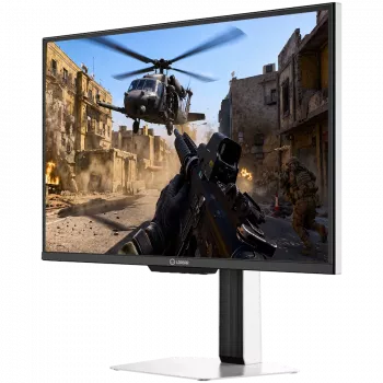 LORGAR 24,5 inch Full HD IPS 400Hz οθόνη gaming, Dual LED, HDR600 Ready, ρυθμιζόμενου ύψους, λευκό