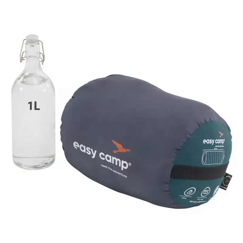 Easy Camp 240210 Υπνόσακος Ενηλίκων Μικροΐνες, Oxford, Πολυεστέρας Μπλε