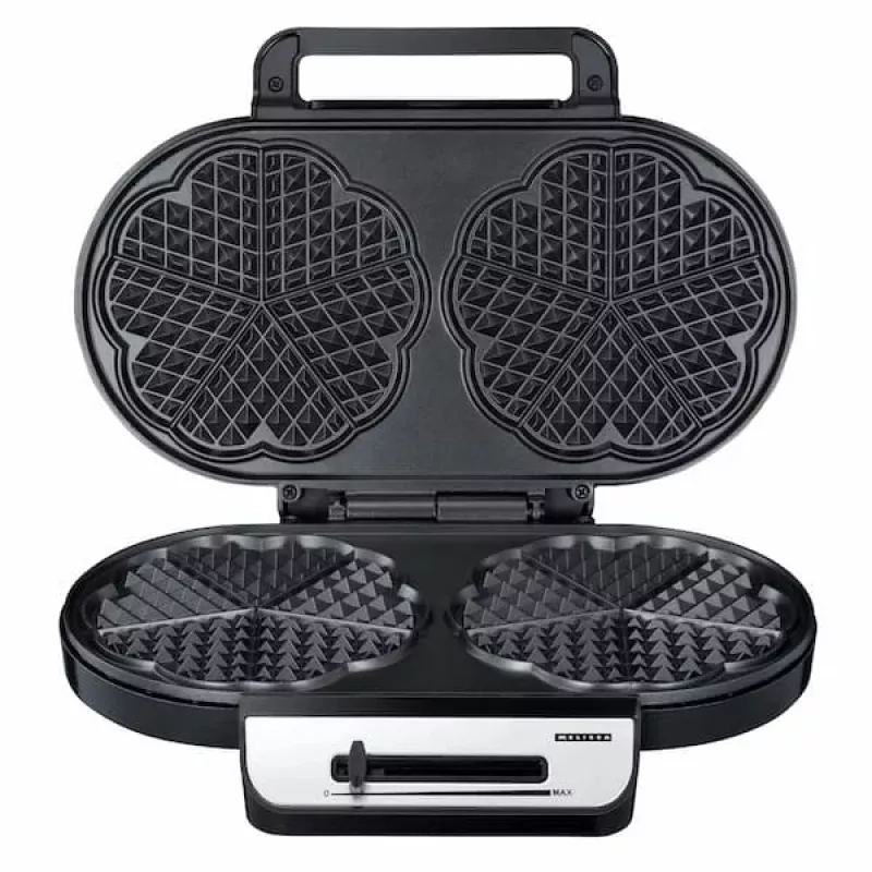 Melissa Διπλή καρδιοειδής βάφλα 1200W Ανοξείδωτος χάλυβας