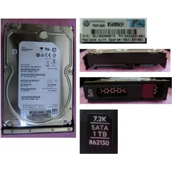 HPE 1TB SATA 6Gb/s 7.2K LFF Hot-Swap Midline σκληρός δίσκος με Low Profile Carrier