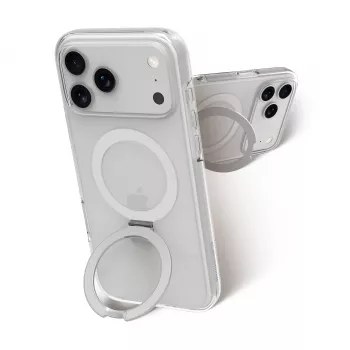 dbramante1928 Iceland Ultra D3O MagSafe θήκη με βάση για iPhone 18 Pro Max / 17 Pro Max, διαφανές