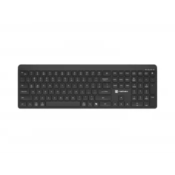 Natec Tang US ασύρματο πληκτρολόγιο Bluetooth + 2,4 GHz Silent Slim μαύρο