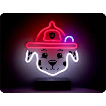 PAW Patrol LED λάμπα νέον με βάση για παιδιά, Marshall