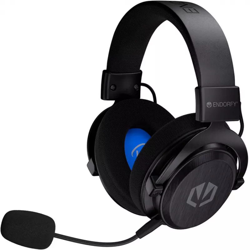 ENDORFY VIRO Infra Wireless Gaming Headset (Μαύρο, 2,4 GHz USB-C Dongle, Bluetooth, USB-C, 3,5 mm Jack)