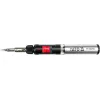 Yato YT-36706 Αεριοπυρσός συγκόλλησης 1300°C Καυστήρας βουτανίου με πιστόλι θερμού αέρα, Μαύρο/Κόκκινο/Ανοξείδωτο ατσάλι