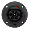 Akyga AK-SC-E26 Type-2-EV βύσμα φόρτισης (αρσενικό), τριφασικό, 32 A, IP44, μαύρο