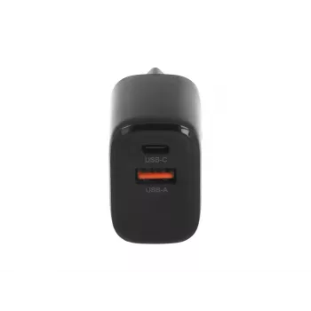 MOVANO GaN 20W USB-C PD + USB-A φορτιστής (μαύρος)