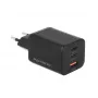 MOVANO GaN 65W 2x USB-C PD + USB-A Φορτιστής (Μαύρο)