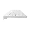 NATEC Tang US ασύρματο πληκτρολόγιο Bluetooth + 2,4 GHz Silent Slim, λευκό