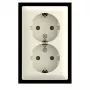 BUSCH-JAEGER SCHUKO διπλή πρίζα χωνευτή Safety 202 EAPBJ-522 (2TKA00005532)