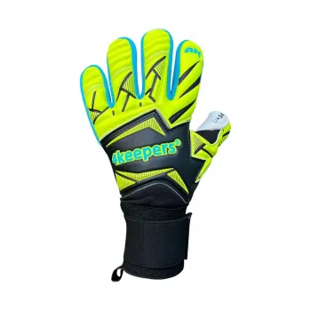 4Keepers Force V5 25 Wave NC Γάντια τερματοφύλακα Μαύρο/Fluo Πράσινο Μέγεθος 9