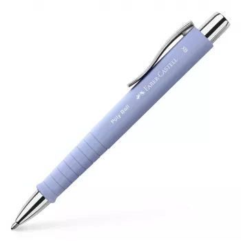 Faber-Castell Poly Ball XB Colours στυλό, στέλεχος Iris, μπλε μελάνι, 1,0 mm 241154