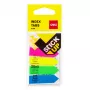 DELI Stick Up Δείκτες σελιδοδεικτών PP 50x12 mm 100 φύλλα μικτά χρώματα (D338199)