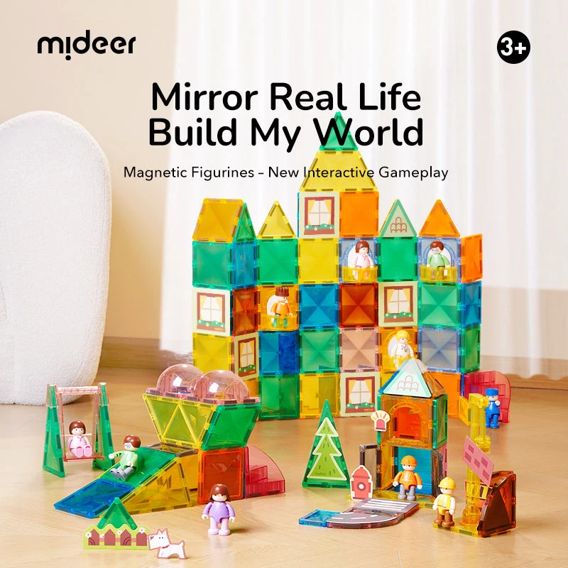 Mideer City Hero Squad MD1641 μαγνητικό σετ, 33 τεμάχια