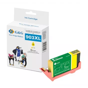 G&G συμβατό HP 903XL κίτρινο μελανοδοχείο (T6M11AE, 18846)