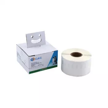 G&G θερμικές ετικέτες διεύθυνσης 41 x 89 mm, λευκές, μόνιμες, 300/ρολό, για DYMO 11356/S0722560 BM-D-G-11356