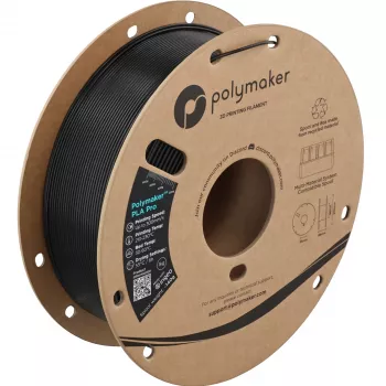 Polymaker PolyLite PLA Pro 1,75mm HS Tough Metal Black 1kg Νήμα 3D (PA13027)