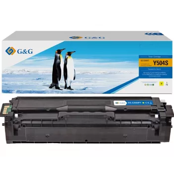 G&G Συμβατή κασέτα τόνερ για Samsung CLT-Y504S / HP SU502A - Κίτρινο, 1.800 σελίδες (14458)