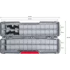 Bosch Accessories 2607011826 Ενδιάμεσο κουτί για σύστημα L-BOXX (Ανθρακί)