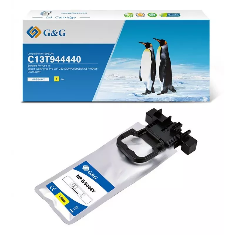 G&G συμβατό κίτρινο δοχείο μελανιού για Epson T9444 (15982)