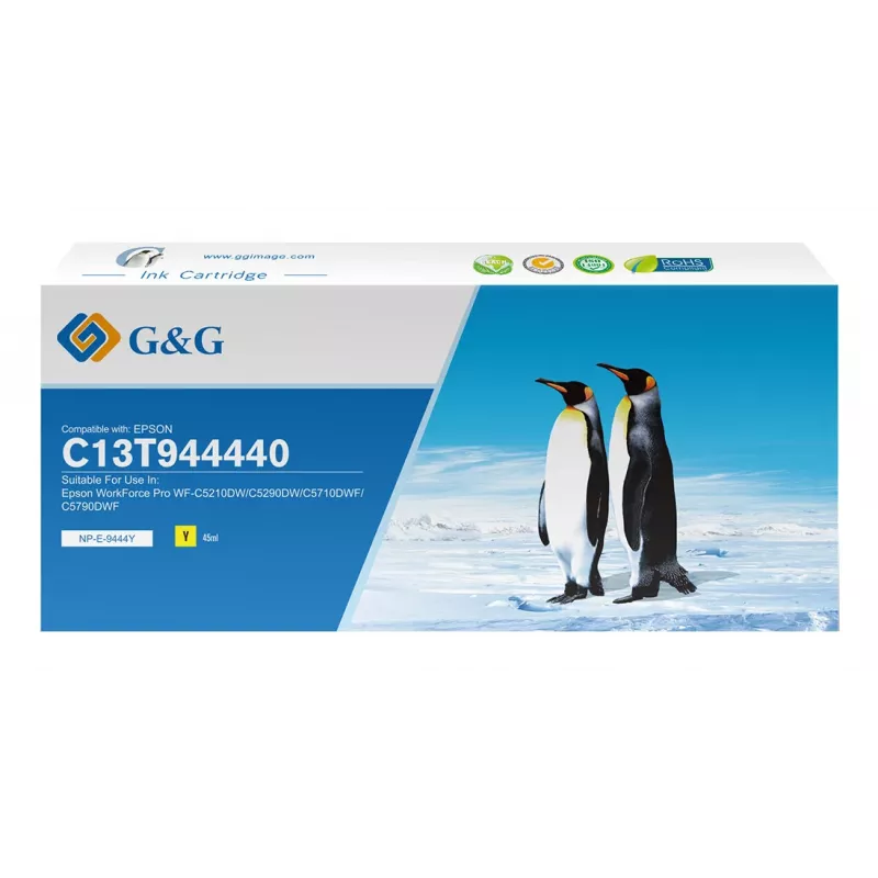 G&G συμβατό κίτρινο δοχείο μελανιού για Epson T9444 (15982)