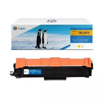 G&G Συμβατή κασέτα τόνερ Brother TN-247Y Κίτρινο (16023)