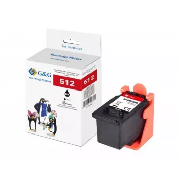 G&G Image συμβατό μελάνι για Canon PG-512 Μαύρο (14687)