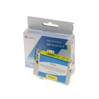 G&G Συμβατό μελάνι για Epson T0714 Κίτρινο (3547)
