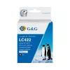G&G Συμβατό Brother LC422BK Μαύρο μελάνι (550 σελίδες) - 20580