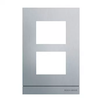 Busch-Jaeger 41392CF-A-03 μπροστινό πλαίσιο ήχου 1/2 module αλπικό λευκό 2TMA200160A0032