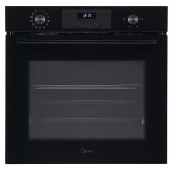 Midea MBO7NM30D0-BK εντοιχιζόμενος ηλεκτρικός φούρνος, 73 L, πυρολυτικός αυτοκαθαρισμός, χειρισμός αφής, μαύρος