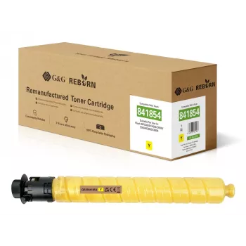 G&G Συμβατό τόνερ κίτρινο για Ricoh 841854 (22.500 σελίδες) GR-R841854