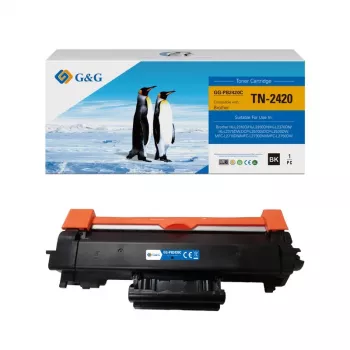 G&G GT421H Μαύρο τόνερ 6000 σελίδες για Brother TN-2420/TN-2410