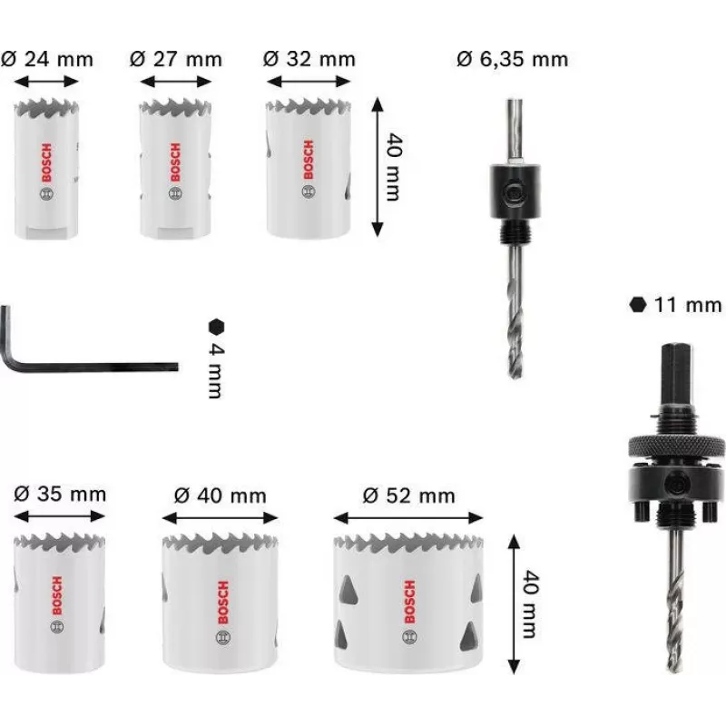 Bosch 2608594614 Σετ πριονιών τρυπανιού