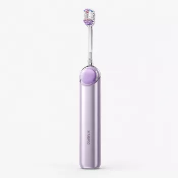 RANVOO PQ5 Pure Sonic Ηλεκτρική οδοντόβουρτσα, Μωβ, 5 λειτουργίες, 4 κεφαλές, φόρτιση USB