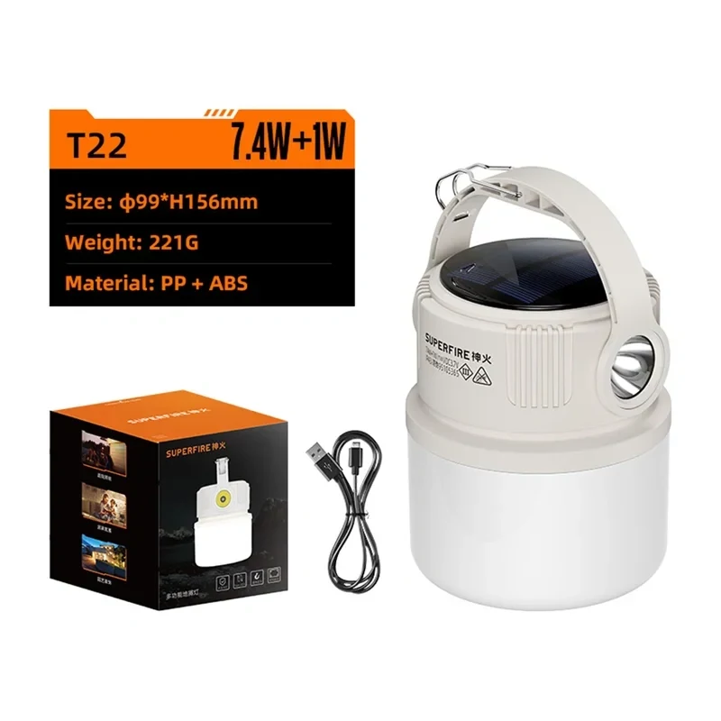 Superfire T22 Λάμπα κάμπινγκ