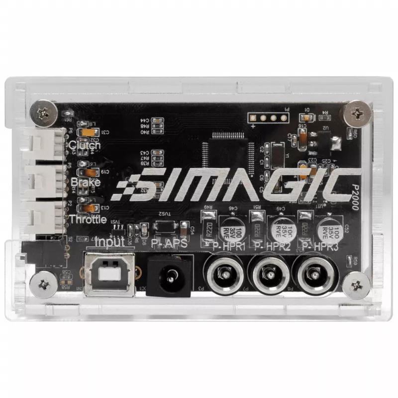 SIMAGIC Haptic Control Box (P2000-HCB) – Μονάδα ελέγχου απτικής ανάδρασης 4 καναλιών για πεντάλ P2000