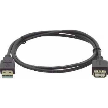 Kramer Electronics C-USB/AAE-3 Καλώδιο επέκτασης USB 2.0, βύσμα USB-A αρσενικό σε υποδοχή USB-A θηλυκή, 0,9 m, Λευκό 96-02121003
