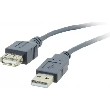 Kramer Electronics C-USB/AAE-3 Καλώδιο επέκτασης USB 2.0, βύσμα USB-A αρσενικό σε υποδοχή USB-A θηλυκή, 0,9 m, Λευκό 96-02121003