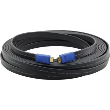 Kramer C-HM/HM/FLAT/ETH-6 Επίπεδο καλώδιο High-Speed HDMI με Ethernet, 1,8 m, Μαύρο 97-01014006