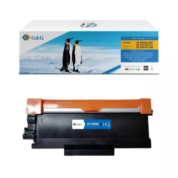 G&G συμβατό τόνερ για Brother TN-2220/TN-2010, Μαύρο, 2.600 σελίδες (13978)