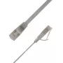 LinkIT Επίπεδο U/FTP Cat6A Καλώδιο Ethernet Patch 4m Γκρι STP-FL6A-00400-GY
